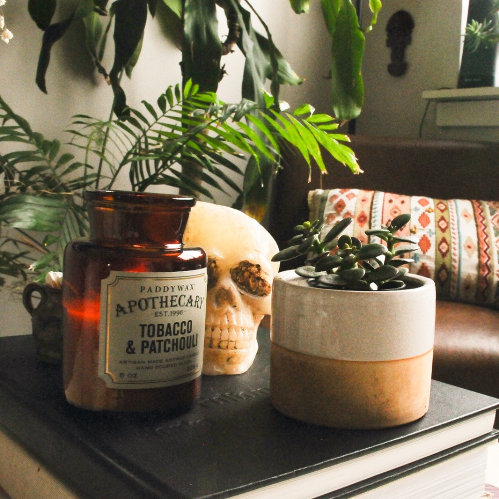 Small Ceramic Plant Holder Vessel w/ Drainage Hole